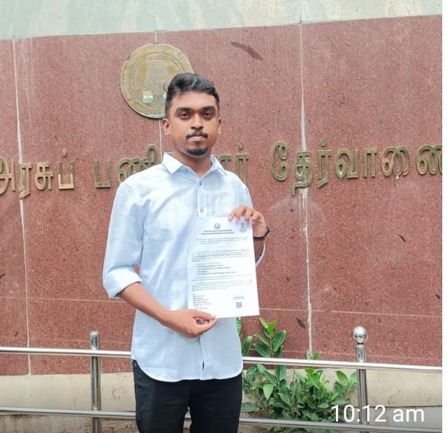 P. Mariappan, Group 2A, 2024 exam